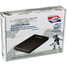 LC-Power LC-25U3-BECRUX, USB 3.0, 2.5" (6.4cm) externes Gehäuse