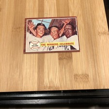 1962 Topps #237 WS The Winners Celebrate Ex/Mt