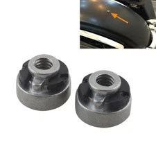 2pcs Rear Fender Seat Mount Nut Kit For Harley Electra Glide Sportster 1996-up