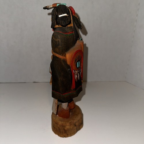 Hopi Kachina by Wilmen H. Hand Carved And Painted, Signed, 11” Tall - Picture 5 of 9