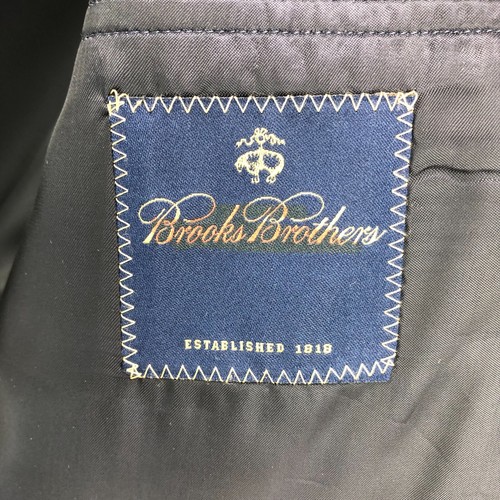 Brooks Brothers Mens Loro Piana Suit Coat 45R Navy Wool Super 110 Italy 2 Button - Picture 5 of 10