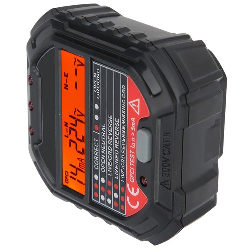 HT107B Socket Tester W/ LCD Display Frequency Test Electric Circuit Detector US - Imagen 7 de 15