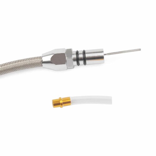 FOR TURBO 350 400 FLEXIBLE TRANSMISSION DIPSTICK STAINLESS TH350 TH400 SBC BBC - Picture 8 of 12