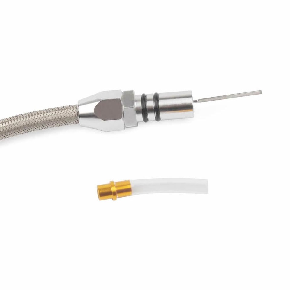 For GM Chevy Flexible Stainless Transmission Dipstick TH350 TH400 Turbo