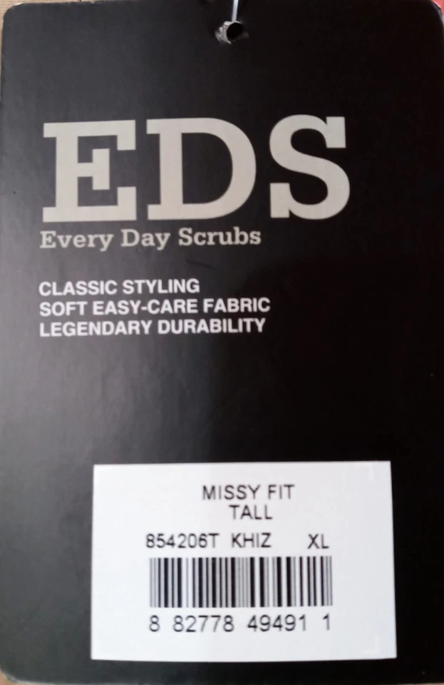 Pantalones Médicos Dickies EDS Tostados XL Alto. Bonito nuevo con etiquetas Foto 3 de 3