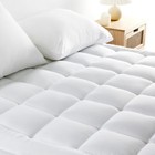 Bedding Mattress Pad Soft, Fluffy Pillow Top Mattress Cover, Cooling and Brea...