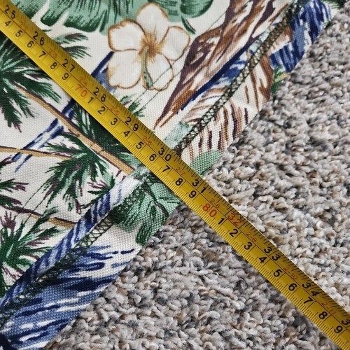 Vintage NWT Naturals Northwest Territory Islands Palm Trees Hawaiian Polo Shirt - Picture 4 of 7