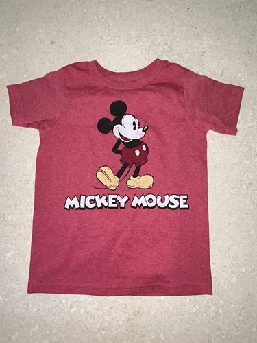New Disney Store Mickey Mouse Shirt T-shirt Top Kids Boys Size 4 4T - Picture 1 of 2