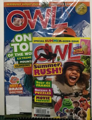 Owl Special Bonus Issue Tour De France Robotics Summer 2019 FREE SHIPPING JB