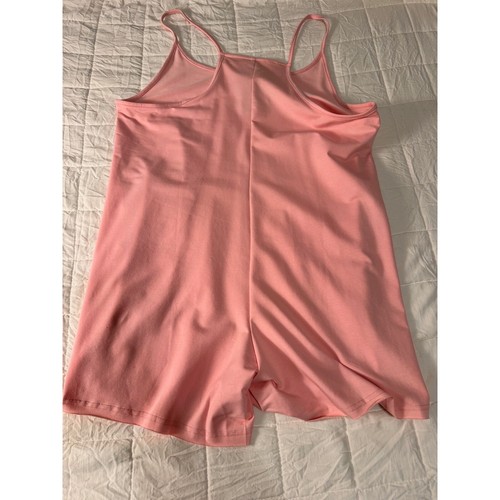 LILY Solid Color Jumpsuit Shorts Romper with Pockets Casual Pink Size Large - Picture 6 of 6