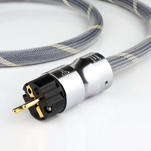 OFC Pure Copper 12AWG US/EU Version Plug HiFi Audio Power Cable AC Mains Cord - Picture 10 of 10