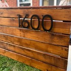 5 inch Modern House Address Numbers Letters For Exterior Outside Address