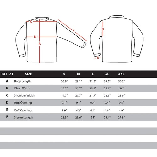 Condor 101121 Maxfort Moisture Wicking Long Sleeve Athletic Workout Top T-Shirt - Picture 6 of 10