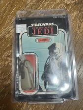 VINTAGE KENNER STAR WARS ROTJ JEDI 4-LOM 65 BACK “A” MOC CLEAR BUBBLE RARE CARD!