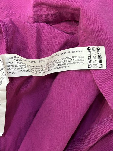 Zara Mädchen Hot Pink Langarm Hoody Kleid, Größe 10.  1B - Bild 4 von 6