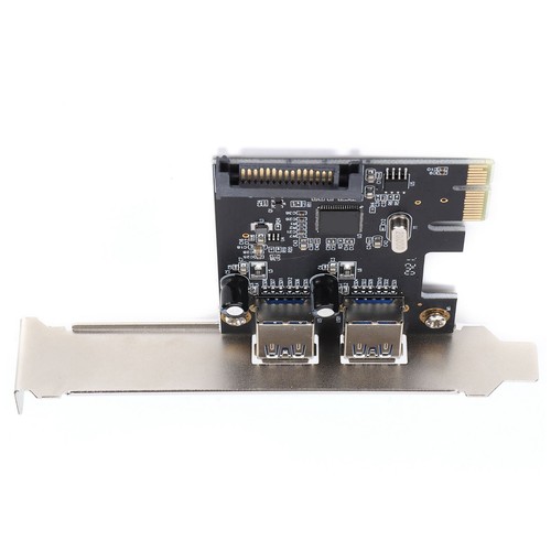Pci‑E Expansion Card Usb3.0 5Gbps High‑Dpeed Transmission Two‑Port Desktop AM - Afbeelding 20 van 22