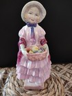 Royal Doulton Greta Figurine Hn1485 Leslie Harradine Girl, Retired