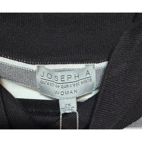 Neu mit Etikett Joseph A Quiet Luxus Pullover mit Stehkragen Größe 2X Pariser Chic adrette Mod - Bild 2 von 8