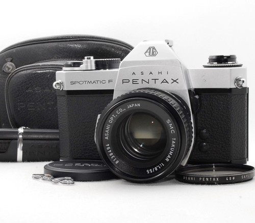 【NEUWERTIG】Pentax Spotmatic F LSF 35mm analoge Spiegelreflexkamera + SMCT 55mm f1.8 aus JAPAN