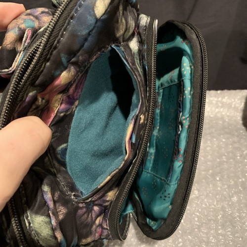 Lug Ranger Purse in Bloom Black Floral Flowers Multicolored/matching Wallet - Picture 6 of 15