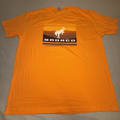 BRONCO T-SHIRT UNISEX XXL ORANGE - Bild 1 von 7