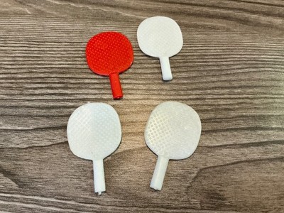 Vintage Mattel BarbieDoll Ping Pong Paddles Racket Set Lot