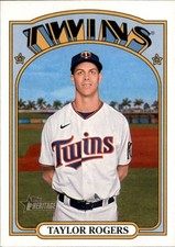 2021 Topps Heritage #597 Taylor Rogers Minnesota Twins
