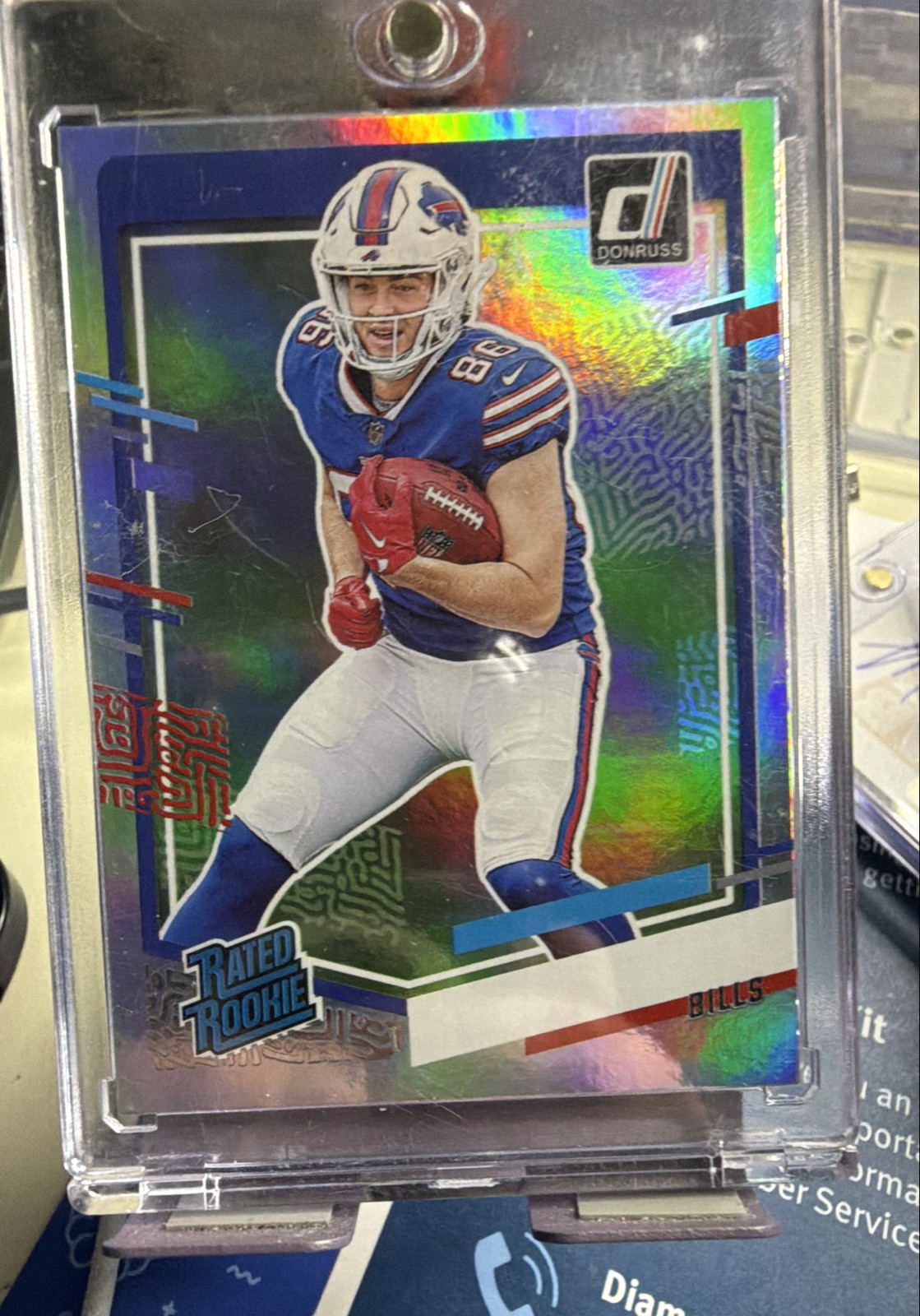 2023 Panini Donruss - Rated Rookie Dalton Kincaid #308 No Name (RC) Ssp