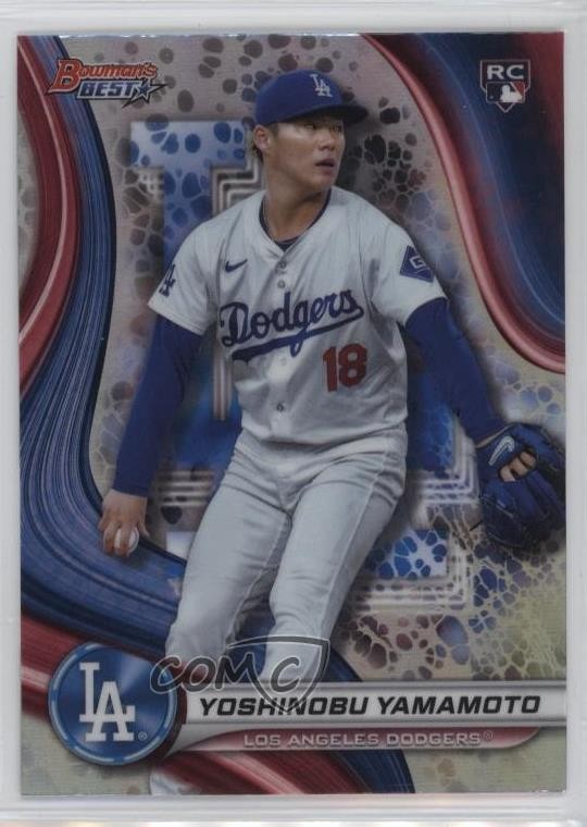 2024 Bowman's Best Refractor Yoshinobu Yamamoto #34 1jk8