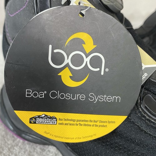 ICEBUG Detour BOA Women's Mid Boots Size 7.5 Black Waterproof Gore-Tex NEW - Picture 11 of 15