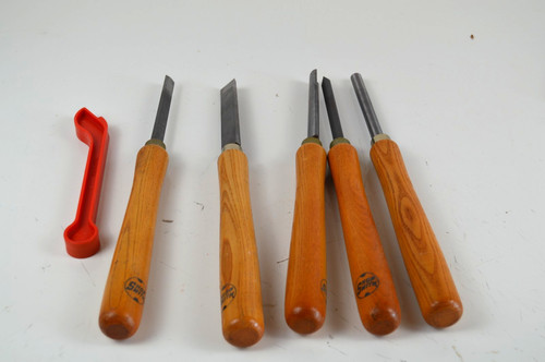 Shopsmith Lathe Chisels Tools 5 Piece Set with extra tool - FREE Shipping - 0010