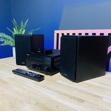 Denon RCD-M38 Mini HiFi System with Remote, Speakers and iPod Dock Inc Warranty