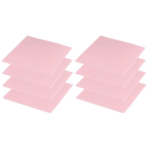 8 Pcs Thermal Pads 100x100x2mm for CPU GPU M.2 SSD NVMe Pink - Afbeelding 1 van 7