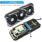 Graphics Card Cooler with Fan For ASUS ROG STRIX  RTX3070Ti