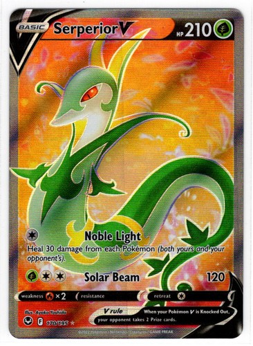 2022 Silver Tempest Full Art Serperior V #170