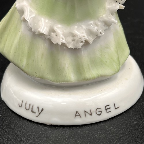 Vintage Napco July Angel Figurine FLAW "Save from landfill" - Picture 3 of 16