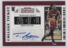2019-20 Panini Contenders Draft Picks College Ticket Terance Mann #110 Auto 13c1