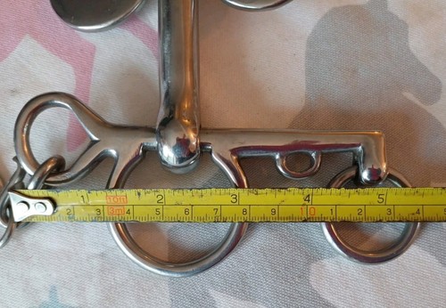 5" Pelham With Tongue Loller/ Spinner. In Excellent Condition. - Picture 10 of 14