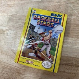 1989 NES SNK Baseball Stars BOX ONLY NO GAME CARTRIDGE