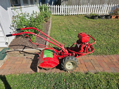 #ad Vintage Troy Bilt Horse Rototiller with Generator and Plow Attachment $1399.99