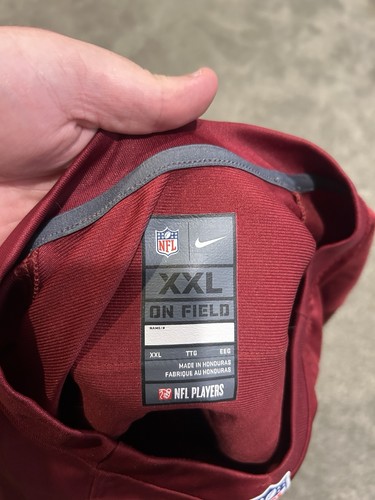 Nike On Field Jersey Mens 52 2XL Red Washington Redskins #8 Kirk Cousins NFL - Picture 3 of 3
