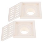 2 Stück Bodensieb, abnehmbarer Bodenablauf, Abflussabdeckung für den