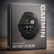   Garmin Instinct 2X Solar 50mm GPS Smartwatch Graphite Flashlight