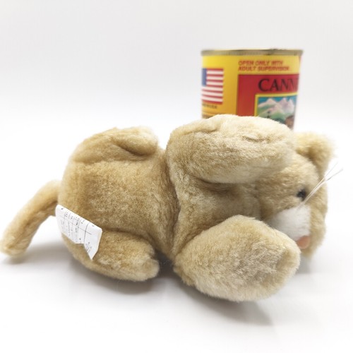 Canned Cougar Stuffed Plush - Vintage 1980's Gag Gift - Picture 11 of 13