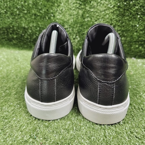 To Boot New York Sierra Black Grain Leather Made In Italy Casual Sneakers Mens 9 - Picture 5 of 10