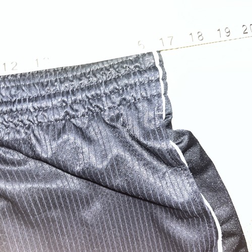 Men's Nike Basketball Uncompromising Excellence Satiny Black White Shorts Size M - Picture 10 of 13