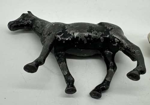 Lot of 6 Vintage Die Cast Metal Farm Animals Cow Horse Lamb Bull All Well Loved - Picture 12 of 12