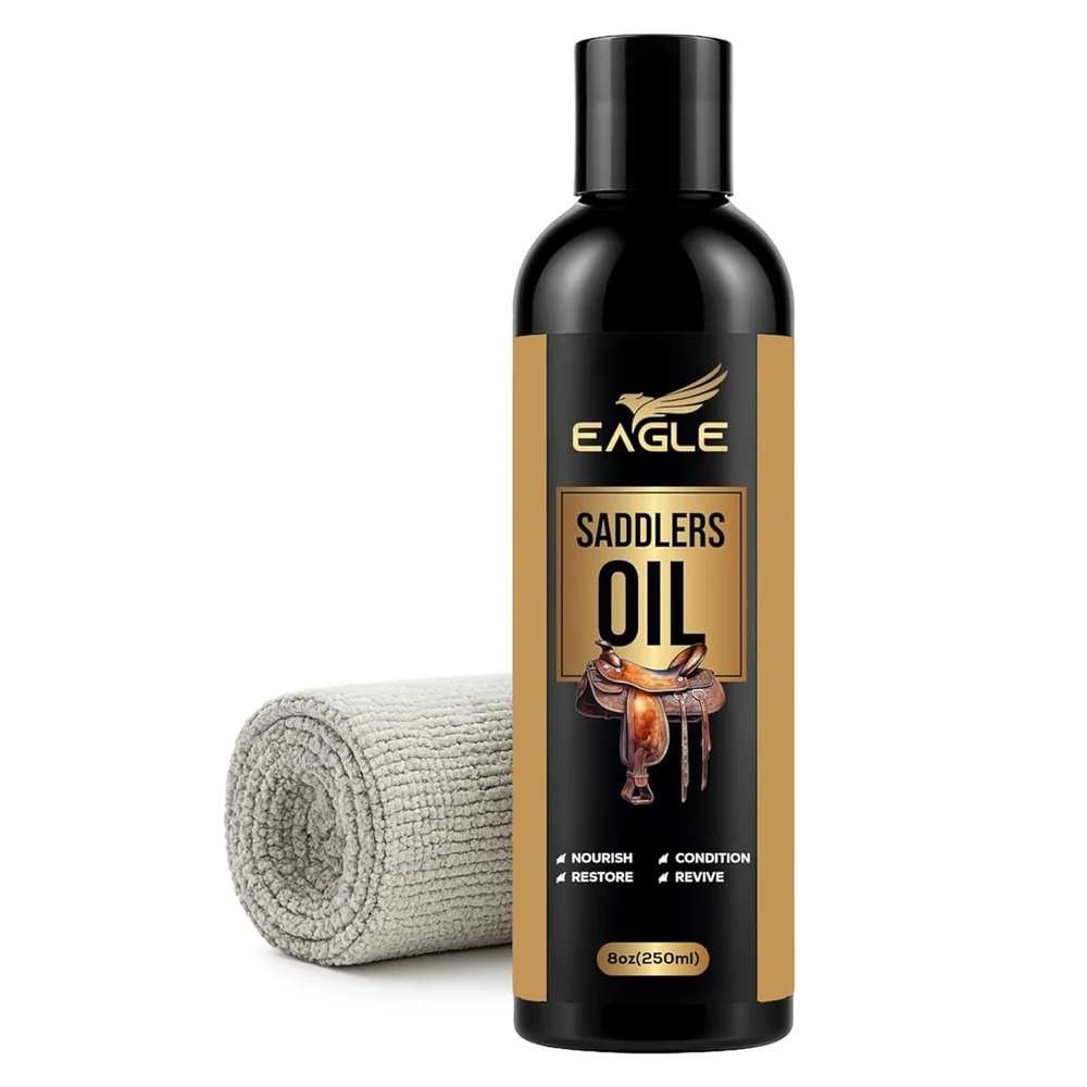 W/ Cloth Deep Conditioning For Leather Saddles Reins Stirrups