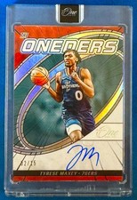 2023 Panini One and One The Oneders Tyrese Maxey On Card Auto FOTL #/15