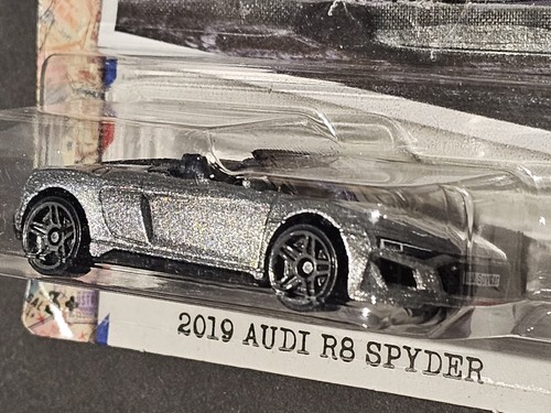 Hot Wheels Audi R8 Spyder, Silver, World Class Racers, Rare Hotwheels, Zamac - Picture 3 of 6